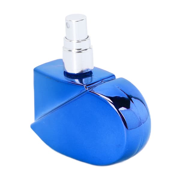 Genopfyldelig Parfume Atomizer Flaske Hjerteformet Bærbar Tom Parfume Sprayflaske 25ml Blå