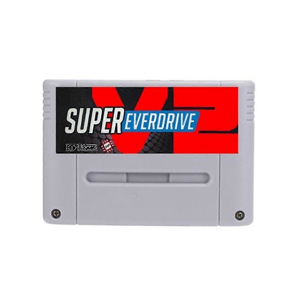 Super V2 Videospillkort 3000-i-1 Spillkassett for SNES