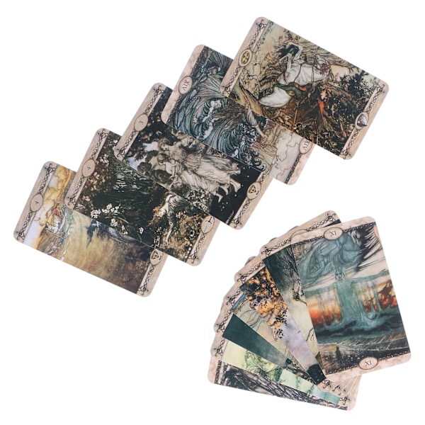 Hologram Paper Divination Playing Cards Tarot Cards Entertainment Board Game English Version