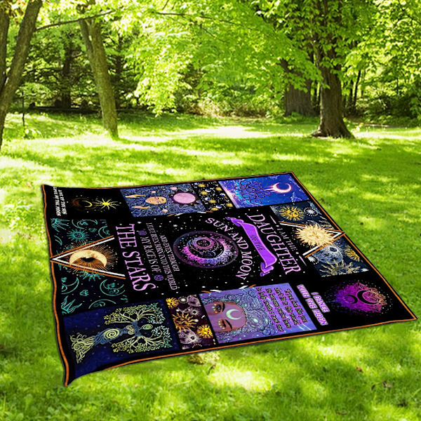 Flerfunktionell picknickfilt för alla årstider, tryckt, för yoga, strand, sängöverkast, väggbonad, 96 x 114 cm