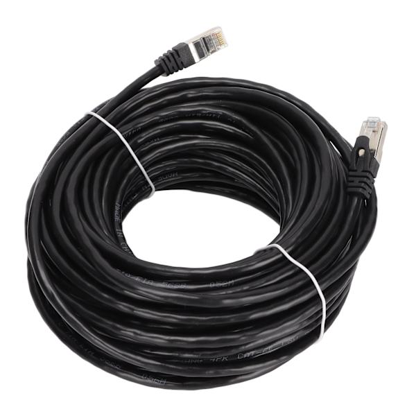 Cat 6 Ethernet-kabel EMI-beskyttelse Lavt returtap 10 Gbps Høyhastighets RJ 45-kontakt Internett-ledning for PC 20 meter