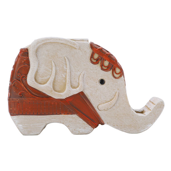 Elefant Pen Beholder Syntetisk Resin Multifunktionel Opbevaring Levende Smuk Modellering Stærk Holdbar Telefonholder