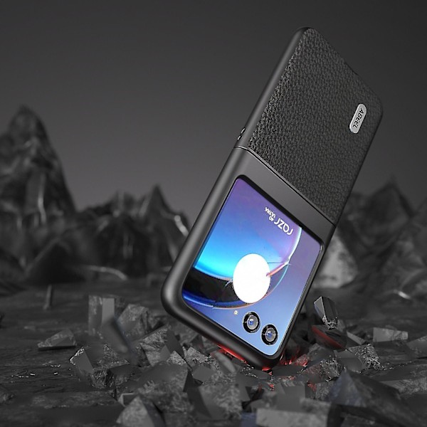 ABEEL Ægte Læder Etui kompatibelt med Motorola Razr 40 Ultra-B2