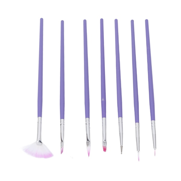 7 kpl Nail Art Set Monitoiminen kynsimaalaussivellin Manikyyri nail art