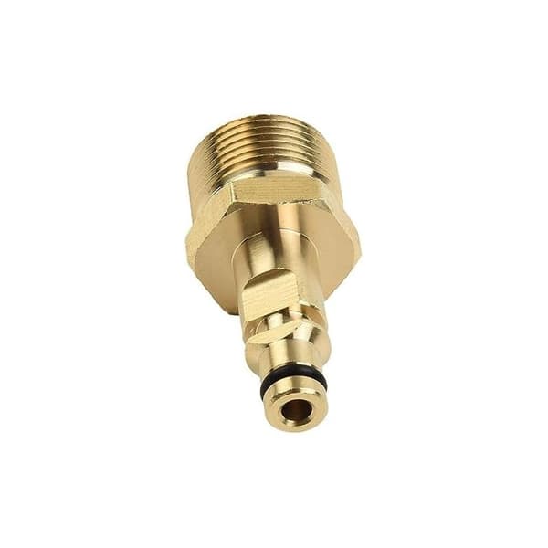 CCYKXA (50×23×23) Solid messing høytrykksvasker M22-adapter og K-serie utløpskobling for Karcher, Nilfisk Multicolour