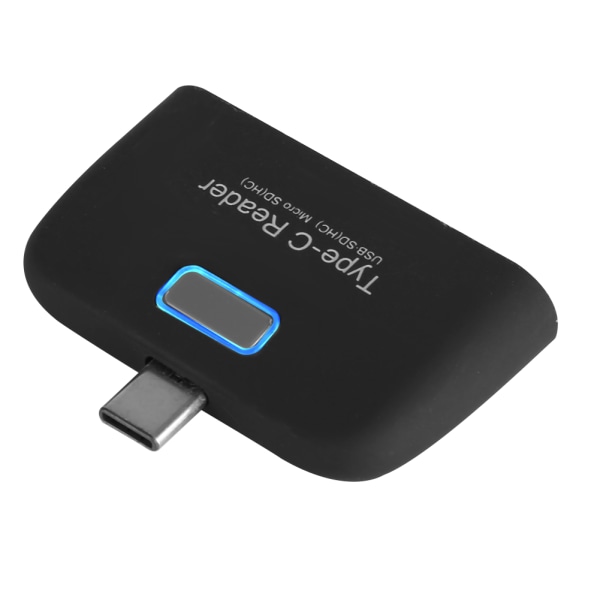 Aluminiumlegering Typ C TF Minneskortläsare till USB OTG Hub Adapter för Macbook Phone Tablet