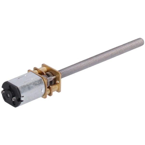 DC 6V Lineær girmotor blyskruve girkasse M4x55mm 90RPM for husholdningsapparater robot