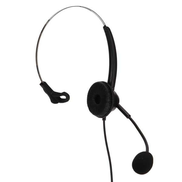 H360-PC-VA 3,5 mm PC Business Headset Monaurala Hörlurar med Volymkontroll för Webinar Kontor Klassrum Hem