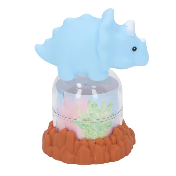 Barn Rhinestone Voksende Sett med Lysende Display Dinosaur Dukke Rhinestone Voksende DIY Lage Eksperiment Vitenskap Kit Leketøy Blå