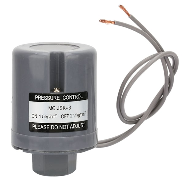 220V G3/8" indvendigt gevind automatisk vandpumpetrykkontaktcontroller (1,5-2,2 KGF /c㎡)