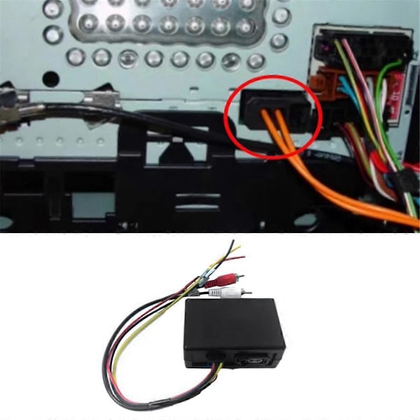 Bil Bluetooth Ljud Stereo AUX Dekoder för