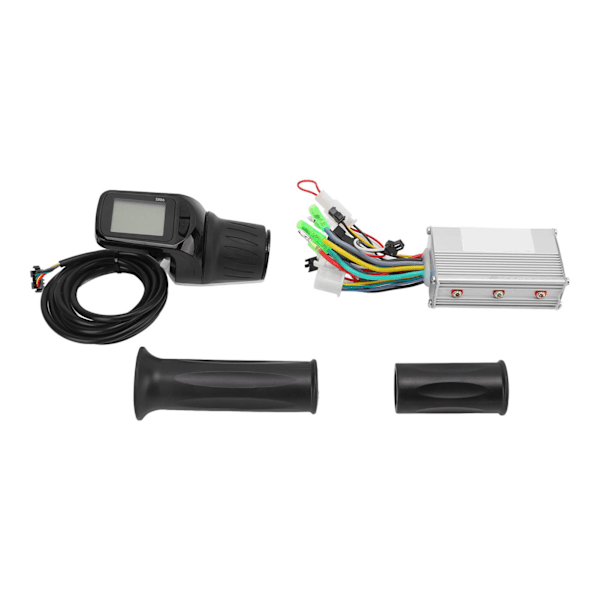 48/60V 350W Elektrisk cykel borstlös motorstyrenhet 886 LCD-displaypanel kit med reservvridgrepp