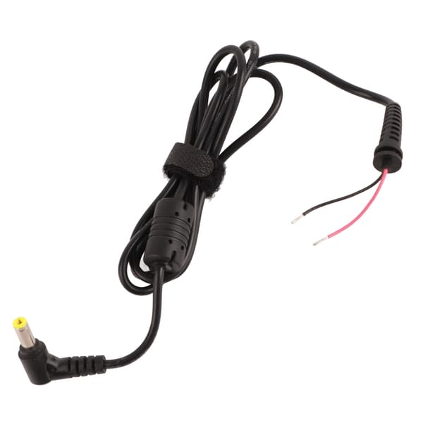 Output Kabel 5.5x2.5mm Anti-interferens Albue DC Strømadapterledning med Magnetisk Ring til Lenovo Notebooks