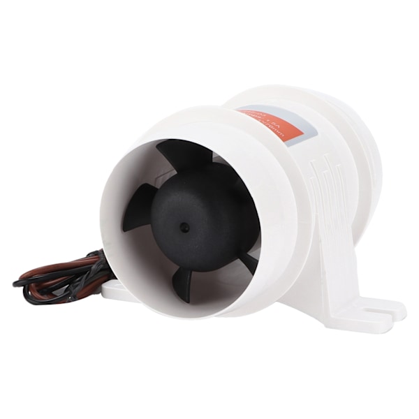 DC InLine-fläkt Vattentät för Motor Nacelle Kök 3-tums Innerdiameter Vent Slang Båttillbehör