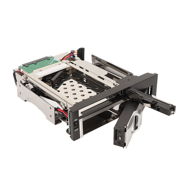 SATA HDD-skuff Dobbel Brønn Utmerket Varmespredning SATA Intern Harddisk Skuff for 2,5 tommer 3,5 tommer SATA Harddisker