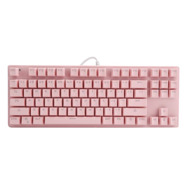 Mekanisk tastatur 87 taster Klassisk kablet USB2.0 spillutstyr for stasjonær datamaskin C‑50
