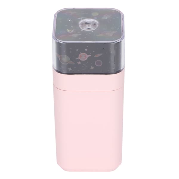 Starlight luftfukter ultralyd LED nattlys stillegående 300 ml dobbel modus mini luftfukter med stjernelysprojeksjon rosa