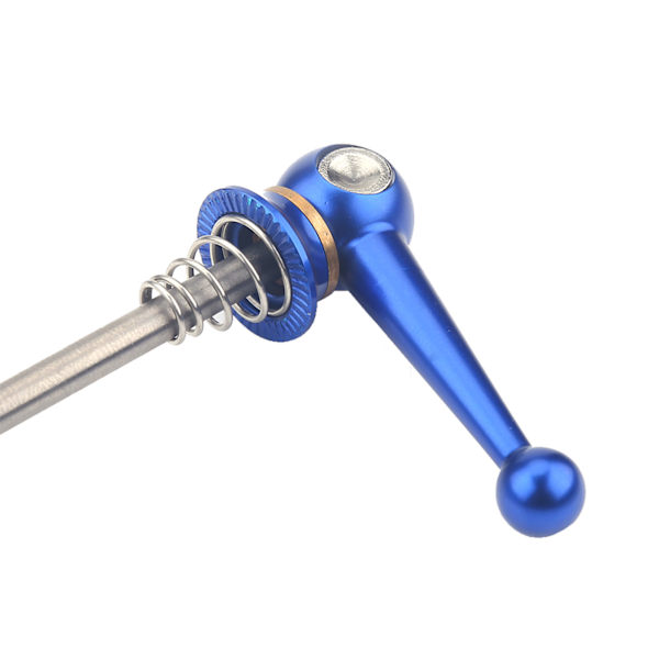 2 stk. Ultralette Titanium Alloy Hurtigudløserspyd Cykel Udskiftning Reparationsdele (Blå)