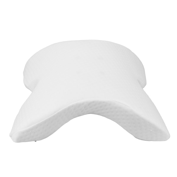 Reise Sove Memory Foam Armpute, hvit U-formet kosepute