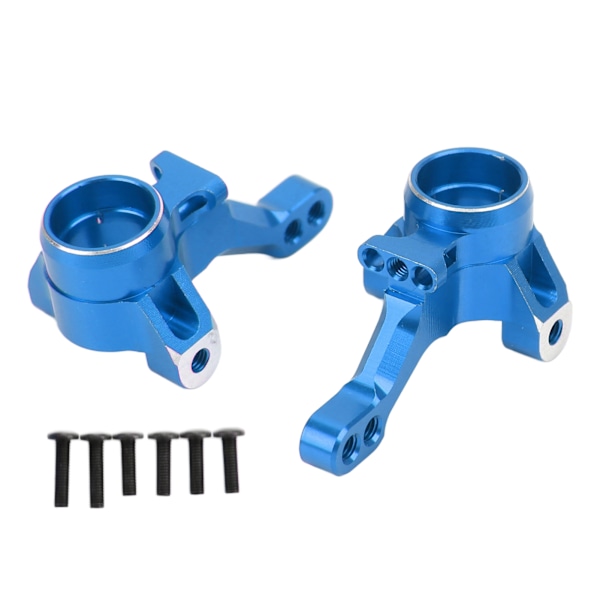 RC-bil styrkopp i aluminiumlegering, uppgraderad styrarm för Traxxas 4 Tec C8 1/10 fordon, 1 par, blå