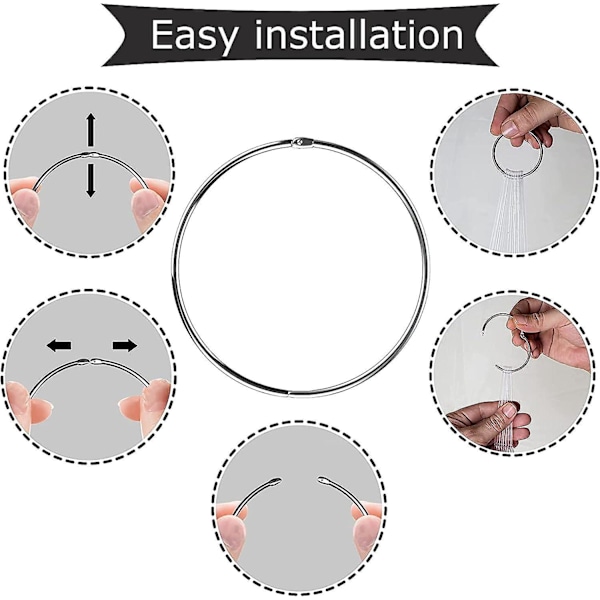 Transparent nagellackfärgkarta displayställ - 100 stycken