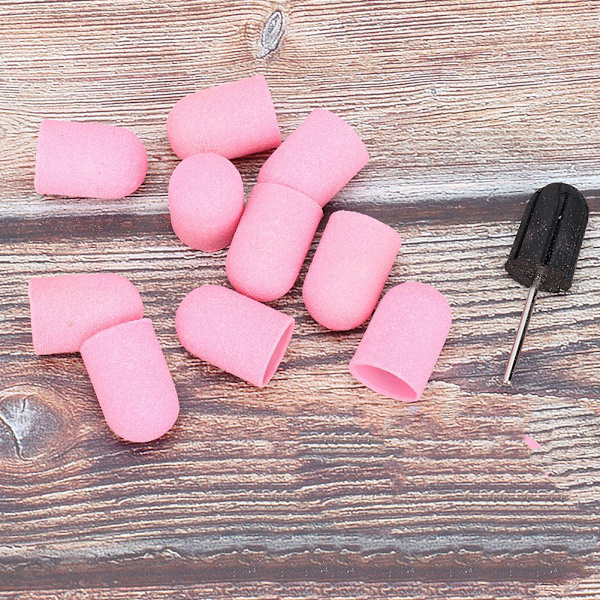 Nail Art-slipebånd Neglepolering Slipehode Sliperinghette 16 x 25 mm (rosa)
