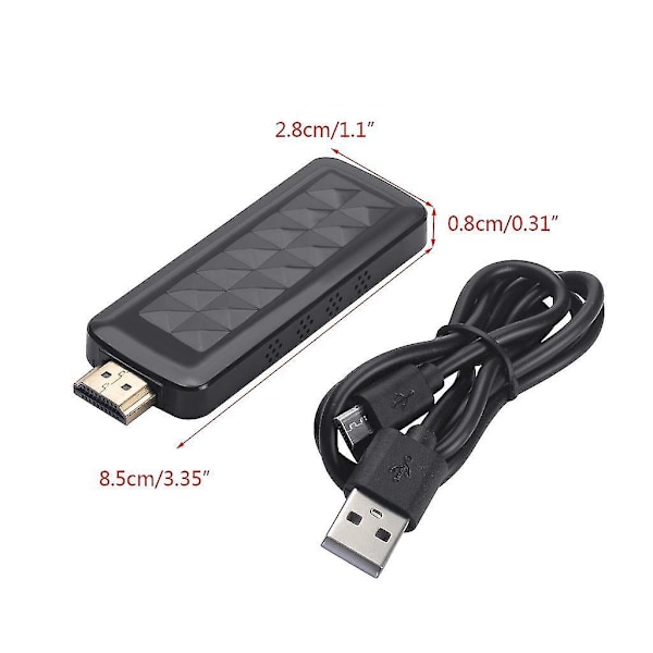 HDMI till DisplayPort Adapter 4K 30Hz, HDMI Hane till DisplayPort Hona Konverterare-N