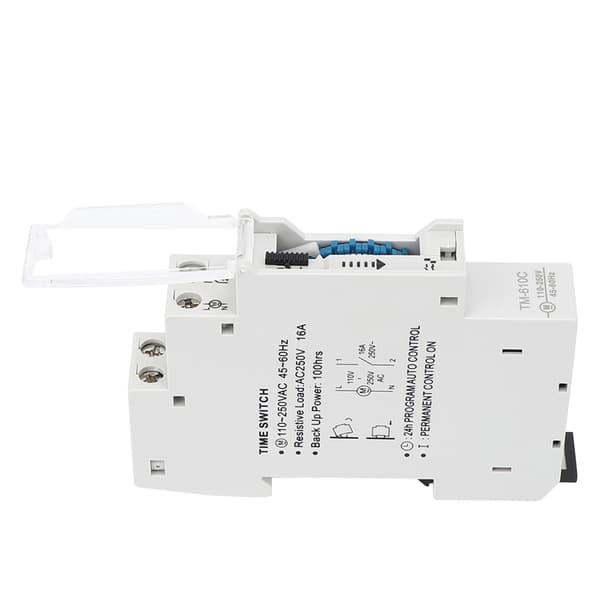Tidsbrytare Hög Noggrannhet 1P Skena Intelligent Timer för Gatubelysning TM610C 220V