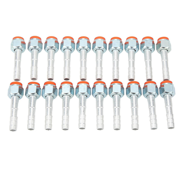 20 STK. Aircondition Slange Studs Fittings Lige Aluminium Høj Styrke Universal til Biler Lastbiler 1/2in