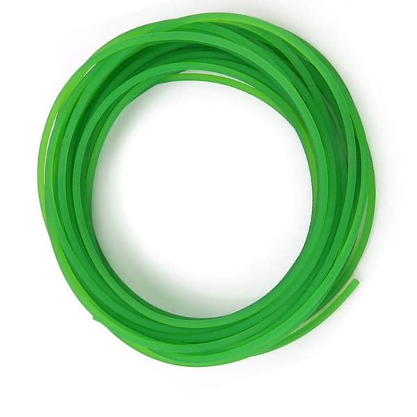 Grønt PU Polyuretan Rundbelte med Røff Overflate for Drivtransmisjon (4mm*10m)