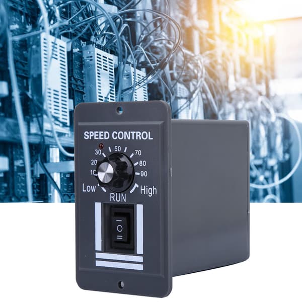 DC 12-60V 40A PWM børstemotor hastighedsregulator CW CCW vendbar kontakt