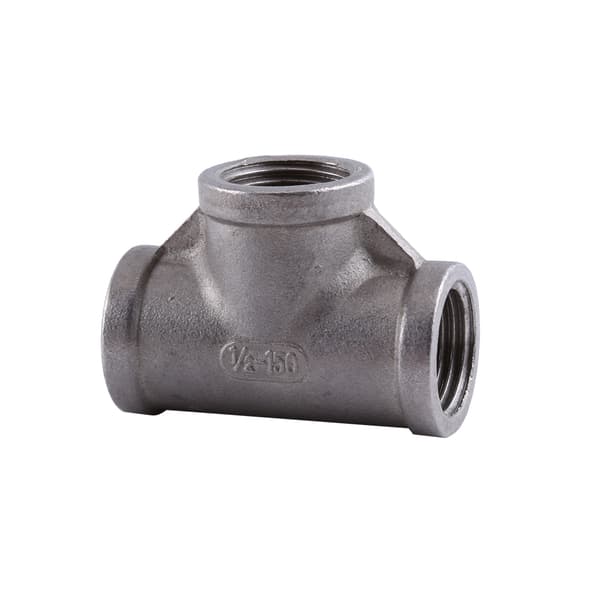 Helt ny T-stykke 3-vejs hungevind rørfittings rustfrit stål SS 304 (1/2\" 52mm)