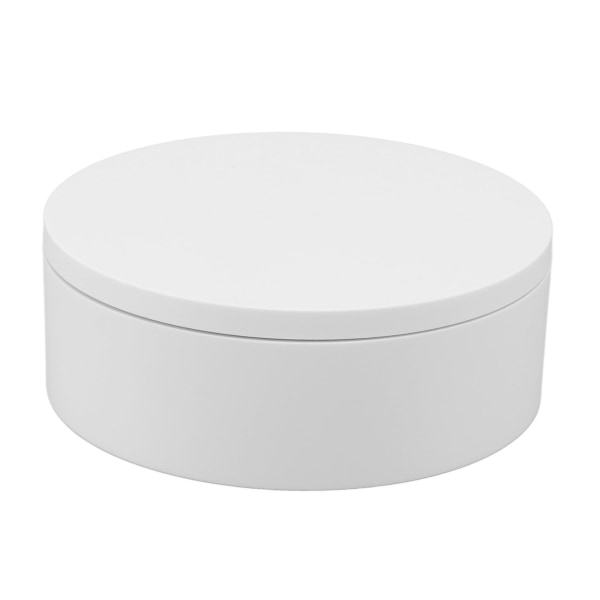Roterande displaystativ Vit Plug in Fjärrkontroll Lastkapacitet 3kg Automatisk roterande stativ för produkter Diameter 13cm / 5.1in