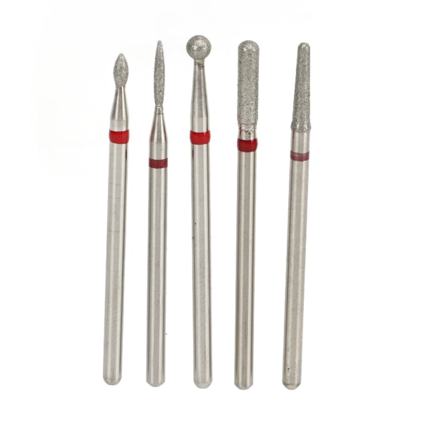 5 stk manikyrborer Emery spikerslipebits Elektrisk manikyrhode erstatning
