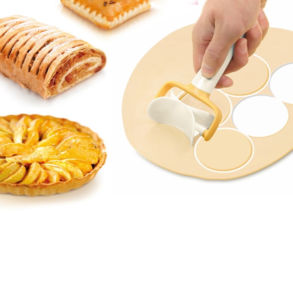 Kex Cookie Maker Cutter Form Gör-det-själv dekorationsverktyg (rund)