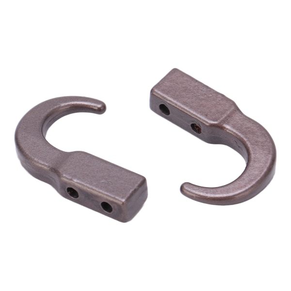 2 set RC metallisimulaatioperävaunukoukku sinkkiseoksesta vetokoukku SCX10 1/10 RC-kiipeilyautolle Titanium Color