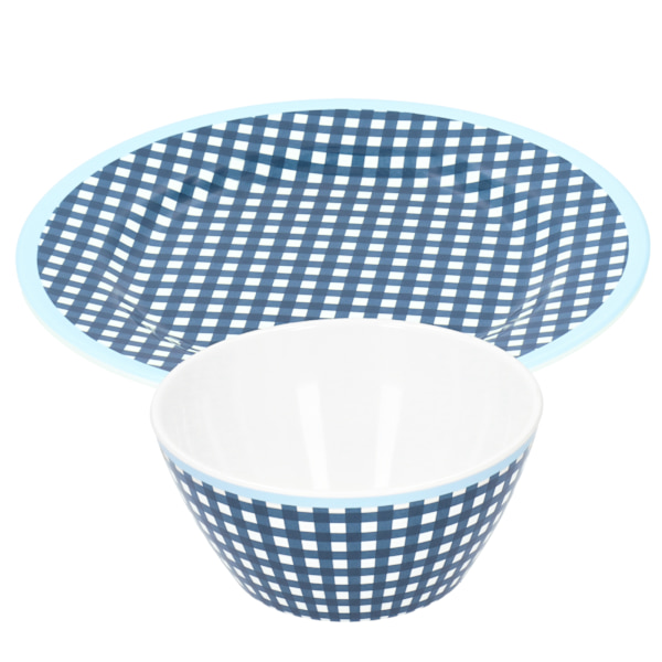 Imitation porslin tallrik skål set fruktsallad efterrätt tallrik porslin för kök