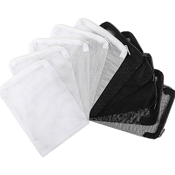10 stk Akvariefilter Media Bag med Glidelås for Aktivert Kull, Biosfære