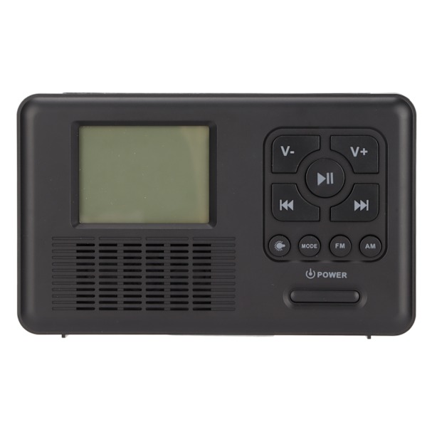 Kortvågsradio AM FM Dual Band Solcellsladdad Handvev Uppladdningsbar Bluetooth Nödbelysning Bärbar Mini Radio TRA550