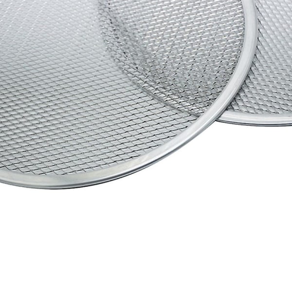 Set med 2 mesh i aluminium - 8 tum och 10 tum runda grill- och bakverktyg