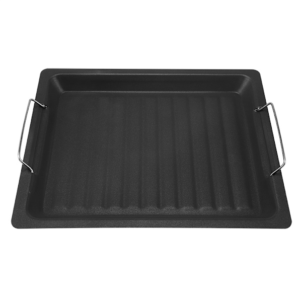 Non-stick grillpanne i rustfritt stål, stekepanne, grillplate, kokekar