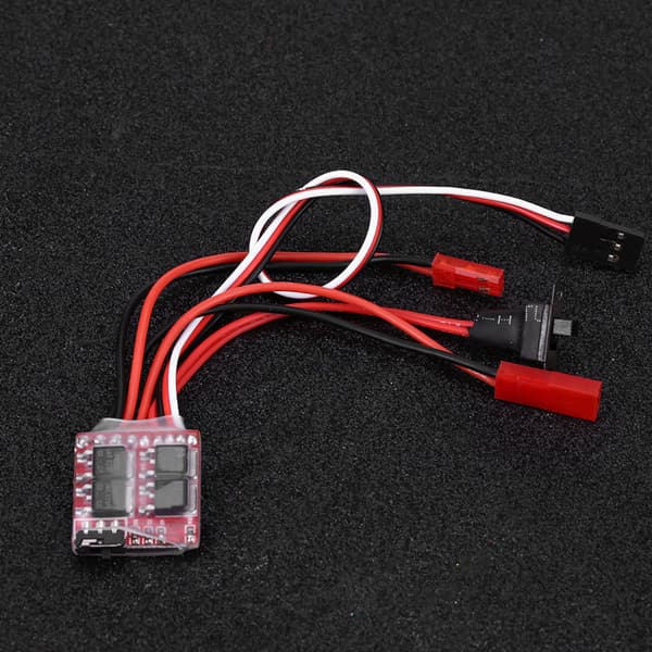 20A Børstet ESC Elektronisk Hastighedsregulator Med Bremse til RC Bil / Båd