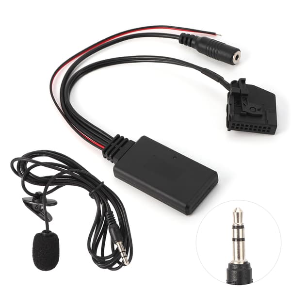 18Pin Bluetooth AUX-kabeladapter bilmikrofon passer til Benz Comand 2.0 W211 W208 W168 W203