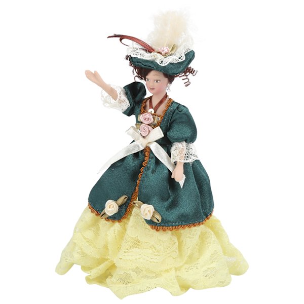 1/12 Dukkehus Victoriansk Dame Kvinder Miniature Porcelæn Dukker Dukkehus Dekoration