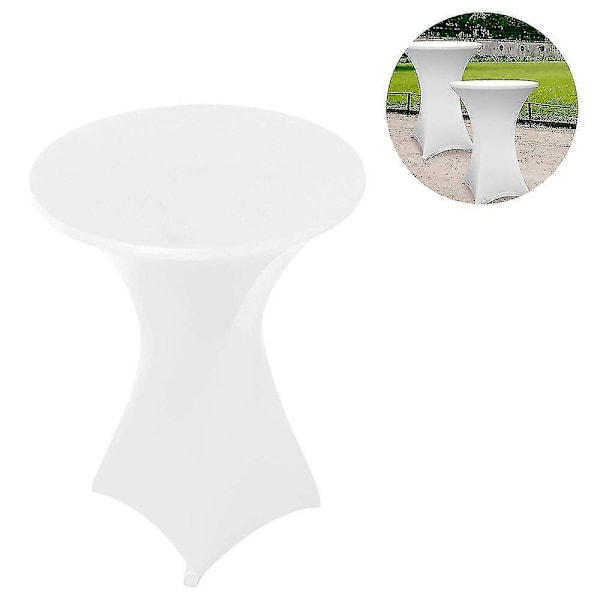 Fyrvägs Åtsittande Stretch Cocktail Runt Spandex Bordsöverdrag