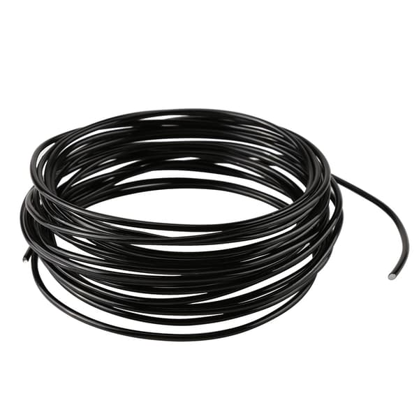 5 meter / rull 2 mm rund oksidasjonsaluminiumtråd DIY-tilbehør for smykkelaging (svart)