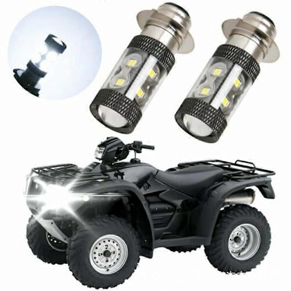 Lämplig för H6m LED-strålkastarlampor för Yamaha ATV thsinde Vitt ljus