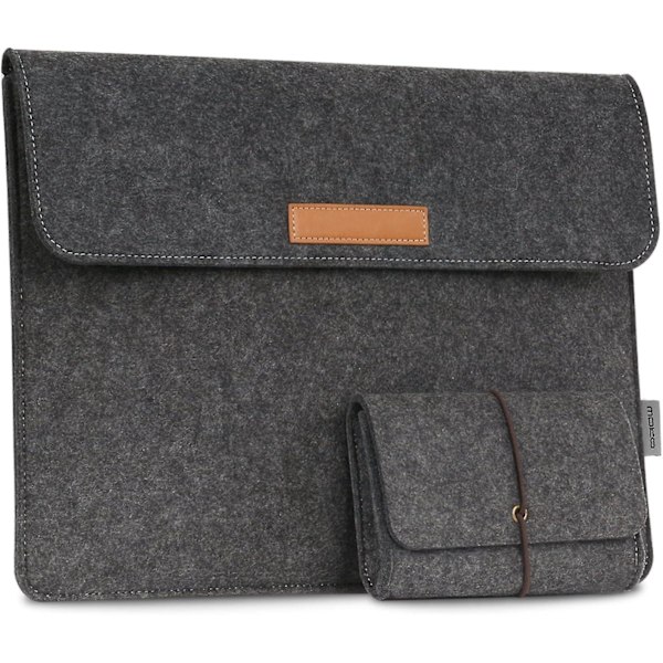 13,5\" Läppärilaukku Surface Laptop 3 13,5\" / 2/1 / Surface Book 3 13,5\" / Surface Book 2 13,5\" Ultrabookille, jossa pieni huopatasku ja