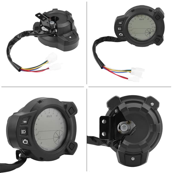 Motorcykelinstrumenter LCD Speedometer Odometer Tachometer til Yamaha BMS125 7 Farve Måler