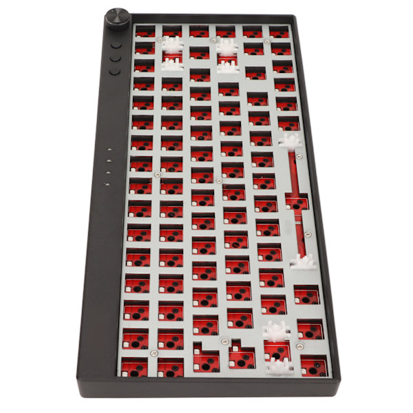 Mekanisk tangentbordssats 84 tangenter DIY RGB-belysning Hot Swap Trådlös 2.4G BT 3.0 5.0 Typ C Trådbundet Anpassat tangentbord för Win Svart